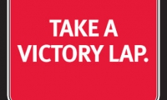 Beer Coaster: Take a victory lap