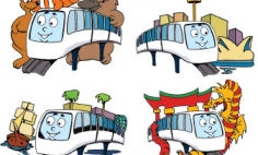 Monorail kids tattoos